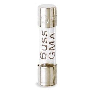 Bussmann GMA 8A 8 Amp Glass Fast Acting Cartridge Fuse, 125V UL Listed, 5 Pack    
