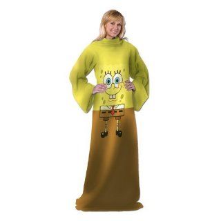 Nickelodeon, Spongebob Squarepants, Being Bob Adult Comfy Throw with Sleeves by The Northwest Company  Throw Blankets  