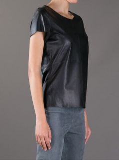 Muubaa Short Sleeve Leather T shirt