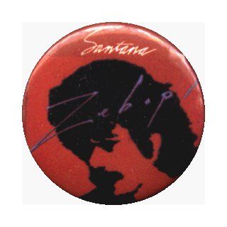 Santana   Zebop (Face Shot)   1 1/2" Button / Pin Novelty Buttons And Pins Clothing