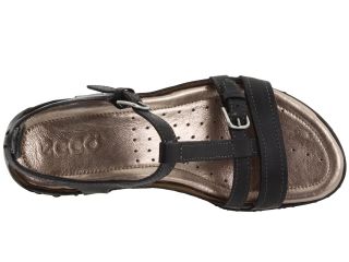 Ecco Groove T Strap Sandal Black Leather