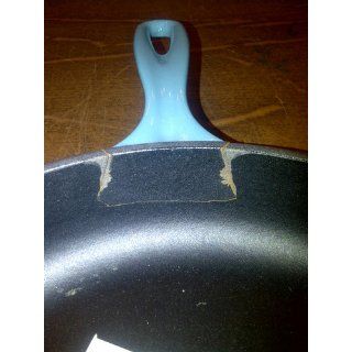 Le Creuset Enameled Cast Iron 10 1/4 Inch Skillet with Iron Handle, Caribbean Kitchen & Dining