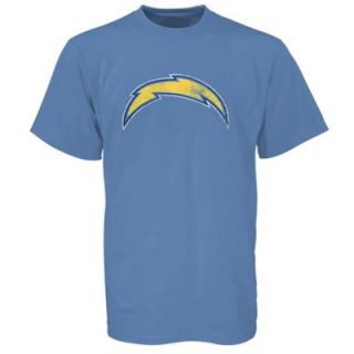 Reebok San Diego Chargers Light Blue Better Logo Vintage T shirt