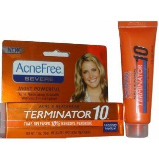 Acnefree Maximum Strength Terminator 10 1 Oz (Pack of 3)  Facial Acne Clearing Devices  Beauty
