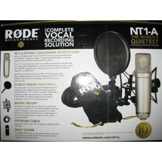 Rode NT1A Anniversary Vocal Condenser Microphone Package Musical Instruments