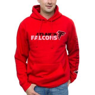 Atlanta Falcons Horizontal Text Pullover Hoodie   Red
