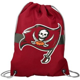 Tampa Bay Buccaneers Red Team Logo Drawstring Backpack