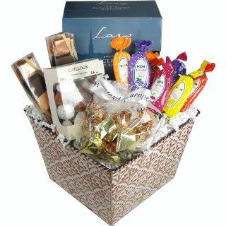 Candy and Teatime Small Gift Basket for Sweets Lovers  Gourmet Tea Gifts  Grocery & Gourmet Food