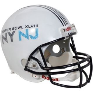 Riddell Super Bowl XLVIII Deluxe Replica Full Size Helmet   White