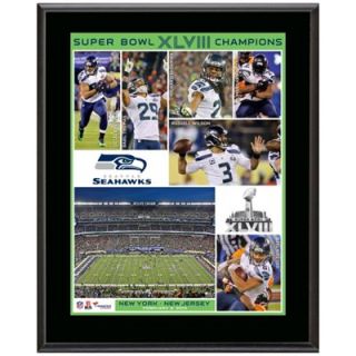 Seattle Seahawks Super Bowl XLVIII Champions 10.5 x 13 Team Plaque