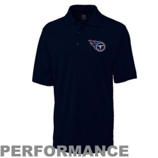 Cutter & Buck Tennessee Titans Kingston Performance Polo   Navy Blue