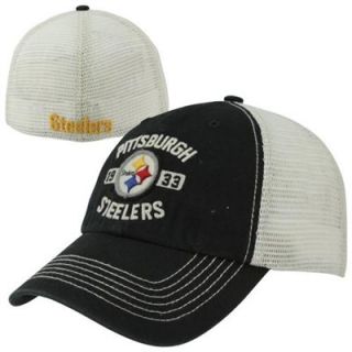 47 Brand Pittsburgh Steelers Underhill Mesh Flex Hat   Natural/Black