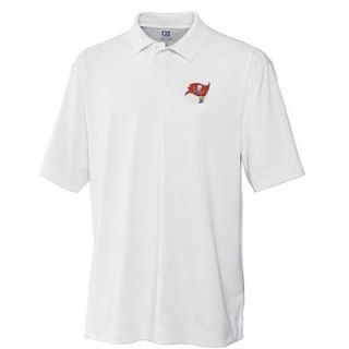 Cutter & Buck Tampa Bay Buccaneers 2014 New Logo Kingston Performance Polo   White