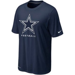 Nike Dallas Cowboys 2013 Sideline Dri FIT Legend Elite Logo T Shirt   Navy Blue