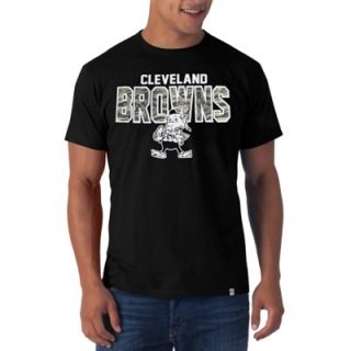 47 Brand Cleveland Browns Flanker Camo T Shirt   Black