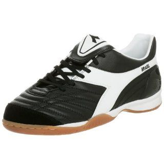 Diadora Men's Brasil AX ID Turf Shoe, Black/White, 12.5 M Sports & Outdoors