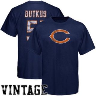 Reebok Chicago Bears #51 Dick Butkus Retired Legends Name & Number Vintage T shirt