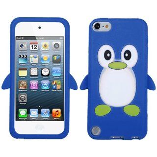 Soft Skin Case Fits Apple iPod Touch 5 (5th Generation) Dark Blue Penguin Pastel (does NOT fit iPod Touch 1st, 2nd, 3rd or 4th generations) Cell Phones & Accessories