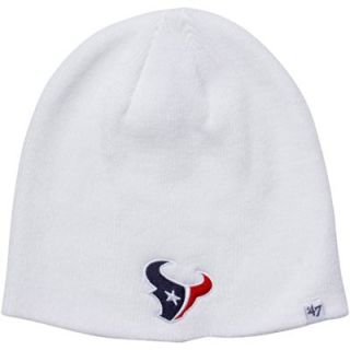 47 Brand Houston Texans Basic Beanie   White