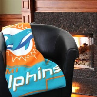 Miami Dolphins 50 x 60 Marque Fleece Throw Blanket