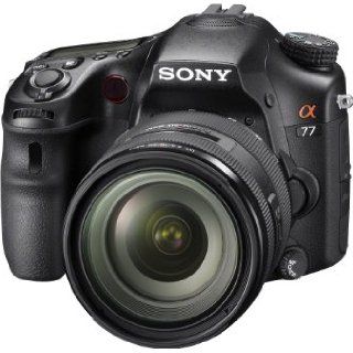 Sony A77 24.3 MP Translucent Mirror Digital SLR With 16 50mm F2.8 lens and 55 300mm F/4.5 5.6 DT Zoom Lens Bundle  Digital Slr Camera Bundles  Camera & Photo