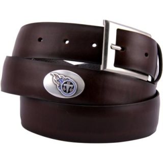Tennessee Titans Saddle Leather Tapered Belt   Brown