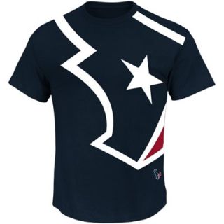 Houston Texans Blind Pass T Shirt   Navy Blue