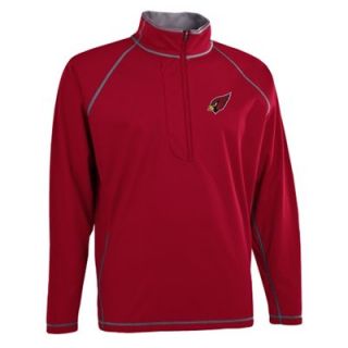 Antigua Arizona Cardinals Shadow Half Zip Pullover Jacket   Red