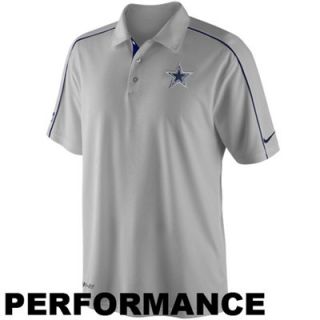 Nike Dallas Cowboys Coaches Sideline Performance Polo   Silver