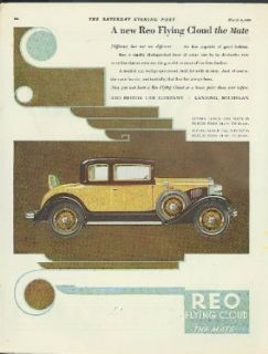 A new Reo Flying Cloud   The Mate Rumbleseat Coupe different ad 1929 Entertainment Collectibles
