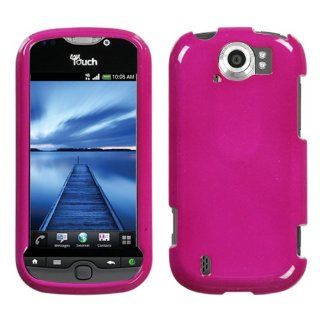 Hard Plastic Snap on Cover Fits HTC Mytouch 4G Slide Solid Hot Pink Plus A Free LCD Screen Protector T Mobile (does not fit HTC Mytouch 3G or HTC Mytouch 3G Slide or HTC Mytouch 4G) Cell Phones & Accessories