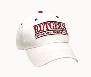 Rutgers Scarlet Knights The Game Classic Bar Adjustable Cap  Sports Fan Baseball Caps  Clothing