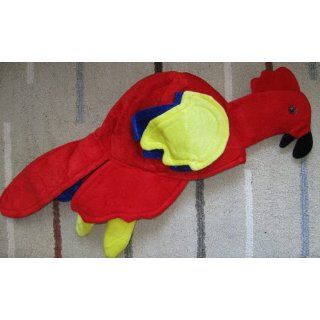 Pirate Parrot Hat (Red) Party Accessory Toys & Games
