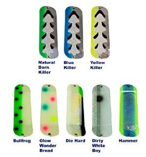 Michigan Stinger 8^ E Chip Flashers Color Blue Killer (PC8203)  Fishing Dodgers And Flashers  Sports & Outdoors