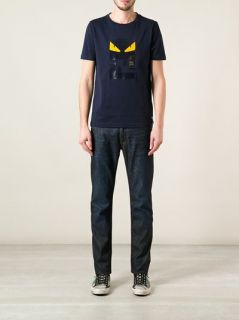 Fendi Owl Print T shirt
