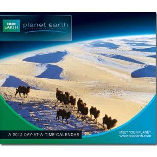 (5x6) BBC Planet Earth 2012 Daily Box Calendar   Office Desk Pad Calendars