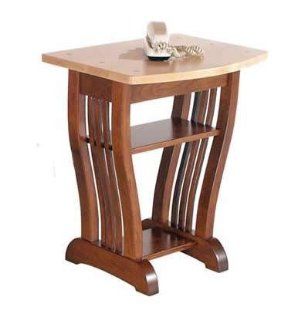 Shop Amish Royal Mission Telephone End Table at the  Furniture Store