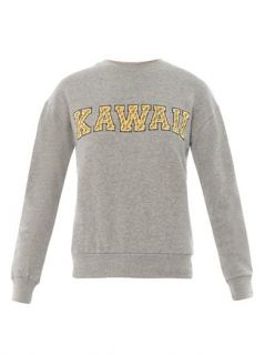 Kawaii slogan print sweatshirt  Être Cécile
