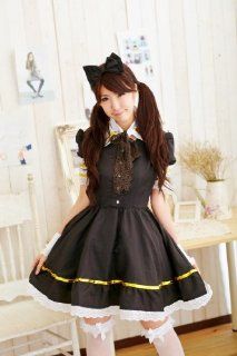 Cute Lolita maid cosplay costume gorgeous eight point set S size maid costume clothes Gothic & Lolita Costume (japan import) Toys & Games