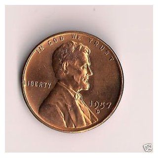 1957 D Wheat Penny (Coin) 