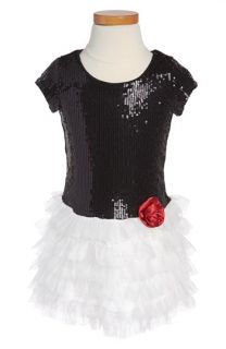 Zunie Sequin Dress (Toddler Girls)