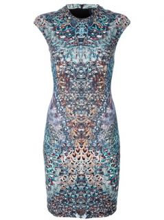 Mcq By Alexander Mcqueen Kaleidoscope Print Dress