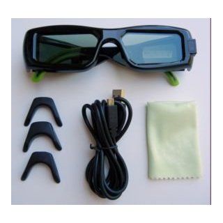3DTV Universal Emitter and Rechargeable Universal Glasses (ONE) Kit  COMPATIBLE with Optoma 3D XL Converter Samsung and Mitsubishi, DLP TV sets and with any projector having the 3D VESA port such as Optoma HD33, HD3300, hd83, HD8300, HD300, GT750E etc  