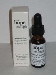 Philosophy When Hope Is Not Enough, Facial Firming Serum, Rare Travel Size 0.375 fl oz Health & Personal Care