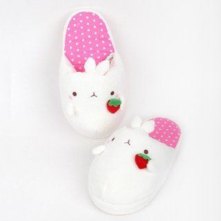 New Molang Bunny Slippers   Pink Rabbit in K Drama Cute Strawberry Cute Gift for Everyone Fast Shipping Toys & Games