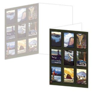 ECOeverywhere Scenic Oregon Boxed Card Set, 12 Cards and Envelopes, 4 x 6 Inches, Multicolored (bc11904)  Blank Postcards 