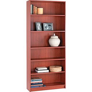 HON 1870 Series Wood Laminate Bookcases   6 Shelf, 84, Henna Cherry