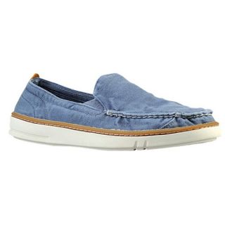 Timberland Hookset Slip On   Mens   Casual   Shoes   Blue Washed Canvas