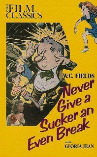 NEVER GIVE A SUCKER AN EVEN BREAK Edward Cline Movies & TV