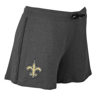Nike NFL Wildcard Jersey Shorts   Womens   Football   Clothing   New Orleans Saints   Dark Grey Heather